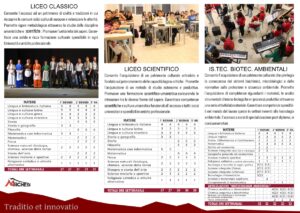 Brochure pieghevole Presentazione dell'istituto