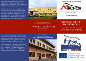 Brochure pieghevole presentazione dei progetti Erasmus